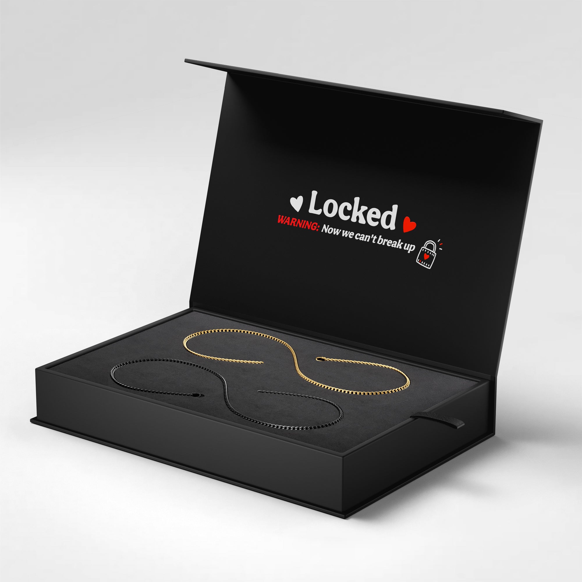 Locked Permanent Matching Couples Bracelets