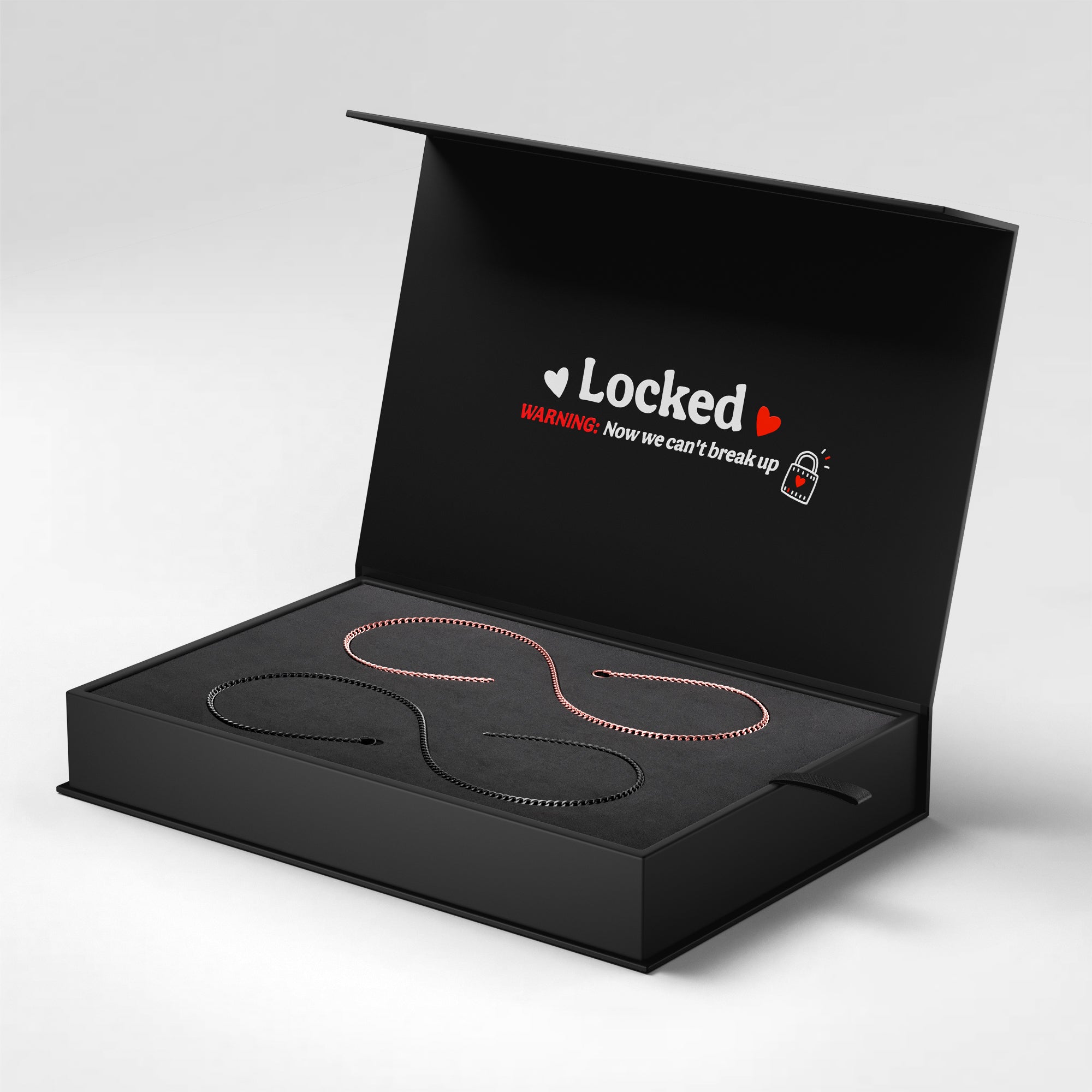 Locked Permanent Matching Couples Bracelets